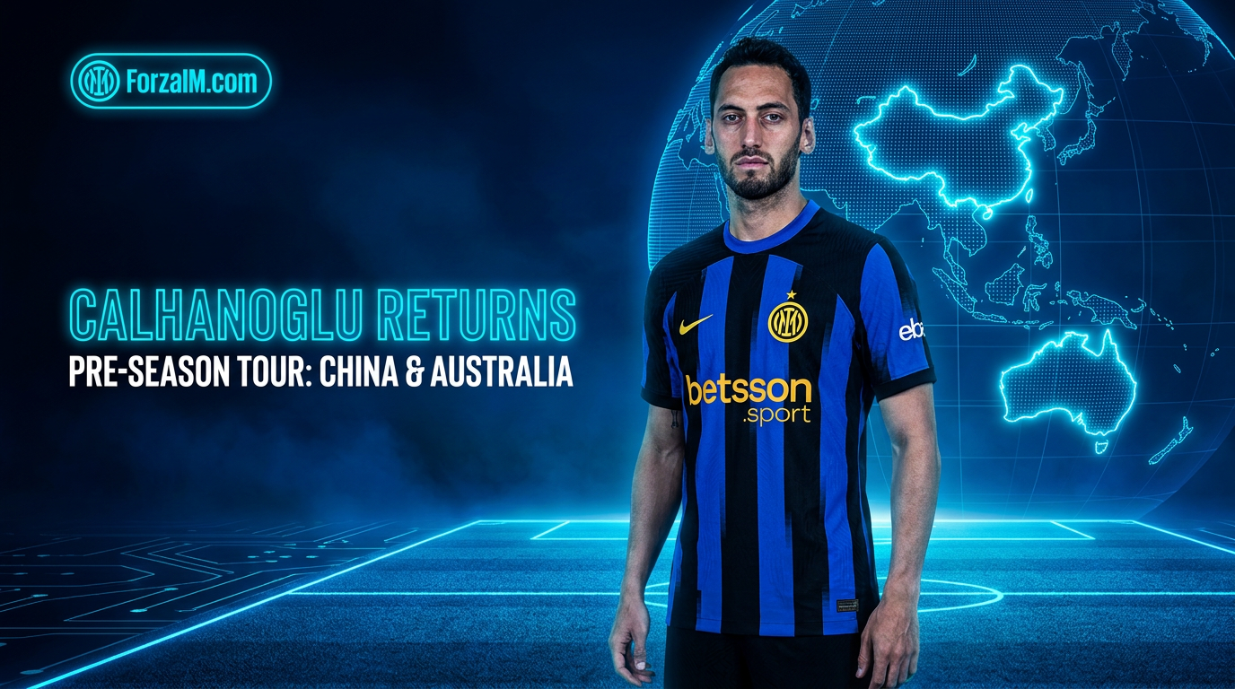 Turkey’s Pain, Chivu’s Gain: Calhanoglu Ready for Pacific Tour